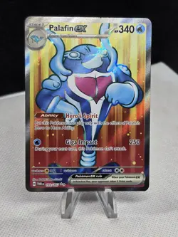 2024 Pokemon Twilight Masquerade PALAFIN EX 193/167 Ultra Rare - Image 1