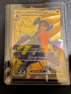 Pokemon TCG Cynthia's Garchomp EX SVP204 Black Star Promo - Image 1