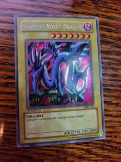 MP - YuGiOh TCG MRL-103 Serpent Night Dragon 1st Edition Secret Rare - Image 2