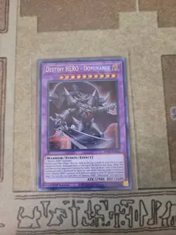 YUGIOH DESTINY HERO DOMINANCE MP20-EN064 PRISMATIC SECRET 1ST ED NM - Image 1