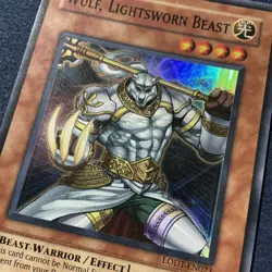 YUGIOH Super Rare Wulf, Lightsworn Beast LODT-EN023 - Image 3