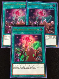 Yugioh Spellbook of Knowledge MP18-EN076 1st Ultra X3 (NM) - Image 1