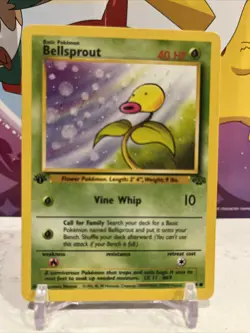Pokemon Card Bellsprout TCG Jungle 1st EDITION Non Holo 49/64 NM/LP - Image 1