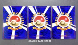 [LP] Pokemon Card Charmander Squirtle Bulbasaur Base Set 001 004 007 Japanese - Image 2