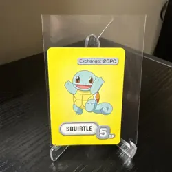 2005 Pokemon Master Trainer Board Game Pokemon Card RARE Squirtle - Image 1