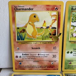 Lot Of 9 Jumbo vintage Pokemon cards Charmander, Bulbasaur, Squirtle & More - Image 2