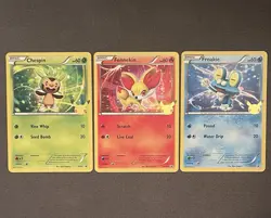 Pokemon 25th Anniversary Kalos First Partner Pack Jumbo Cards - Celebrations - Image 1