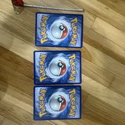 Pokemon 3 Jumbo Cards Squirrel, Pikachu, And Treecko 1995, 2003 Excellent - Image 4