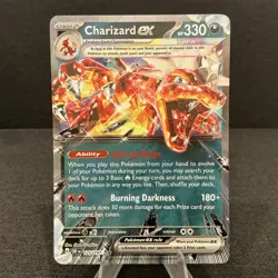 Charizard ex 125/197 Sv03: Obsidian Flames Double Rare Holo Pokemon TCG Card - Image 1
