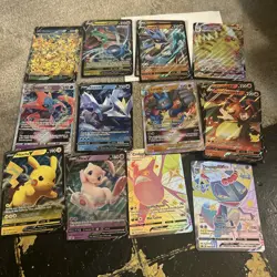 Pokemon Jumbo Card Misc. Lot of 12 V Cards - Image 2