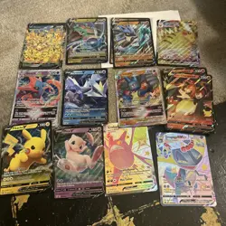 Pokemon Jumbo Card Misc. Lot of 12 V Cards - Image 3