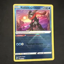 Radiant Greninja 046/189 Astral Radiance Ultra Rare Holo Pokemon Card NM - Image 1