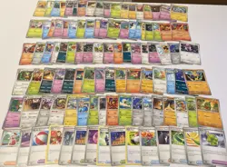 Pokemon Cards Lot. 100+ Card Lot! Lot #156 . Bulk Lot. Starts At A Low Price! - Image 1