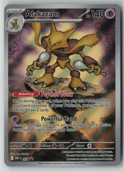 Alakazam 009 Pokemon Mega Evolutions Promo Near Mint Card (NM) 1 - Image 1