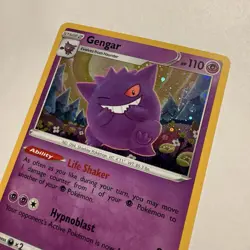 Pokemon TCG Sword & Shield Gengar Holo Black Star Promo Card SWSH052 NM - Image 2
