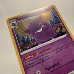 Pokemon TCG Sword & Shield Gengar Holo Black Star Promo Card SWSH052 NM - Image 3