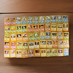 Pokemon Neo Genesis Lot Of 121 Pokemon Cards WOTC one HOLO RARE 2000 Vintage Set - Image 1