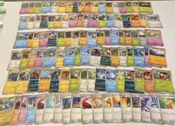 Pokemon Cards Lot. 100+ Card Lot! Lot #153 . Bulk Lot. Starts At A Low Price! - Image 1