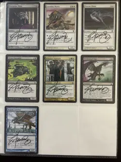 MTG-6 Lot Of 7 Signed Edward P Beard Jr. Magic The Gathering Cards (MTG) - Image 1