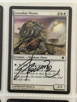 MTG-6 Lot Of 7 Signed Edward P Beard Jr. Magic The Gathering Cards (MTG) - Image 4