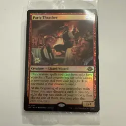 Party Thrasher FOIL Prerelease Promo SEALED 129 Modern Horizons 3 MH3 MTG Rare - Image 1