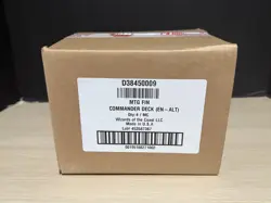 MAGIC THE GATHERING MTG FINAL FANTASY FACTORY SEALED 4 BOX COMMANDER DECK CASE D - Image 1