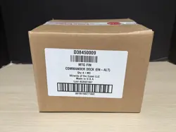 MAGIC THE GATHERING MTG FINAL FANTASY FACTORY SEALED 4 BOX COMMANDER DECK CASE C - Image 1