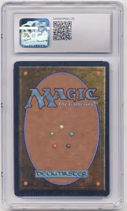 Graded Crimped Sindbad Sinbad CGC 9 MINT Arabian Nights MTG Magic Misprint Error - Image 2