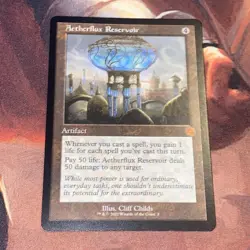 Aetherflux Reservoir X1 Mtg The Brothers’ War Nm Retro Frame - Image 1