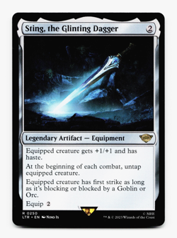 Sting, the Glinting Dagger [LOTR: Tales of Middle-Earth] MTG Magic - NM/M - Image 1