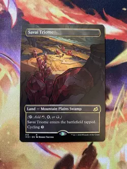 MTG Savai Triome (Showcase) Ikoria: Lair of Behemoths Regular #312 - Image 1