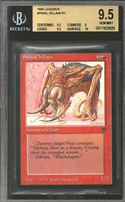 Magic MTG Legends Spinal Villain BGS 9.5 (9.5, 9, 9.5, 10) GEM MINT - Image 1