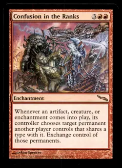 MTG Confusion in the Ranks LP Light Play Mirrodin [4799] - Image 1