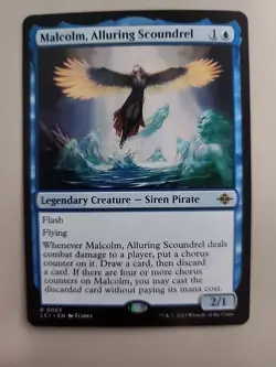 MTG Malcolm, Alluring Scoundrel Lost Caverns of Ixalan 63 Regular Rare - Image 1