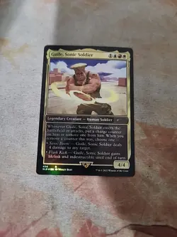 Guile, Sonic Soldier Foil Secret Lair MTG LP - Image 1