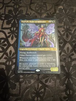 MTG TEGWYLL, DUKE OF SPLENDOR - THICK STOCK CDR: MARCH OF THE MACHINE FOIL - Image 1