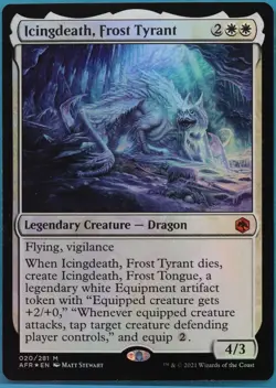 Icingdeath, Frost Tyrant (Ampersand Promo) FOIL Adventures PLD (457857) - Image 1
