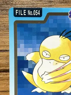 Pokemon Carddass Card Psyduck File No.54 Bandai Pocket Monsters 1997 Japan - Image 2