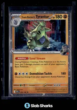 2025 POKEMON SV DESTINED RIVALS - DRI EN TEAM ROCKET'S TYRANITAR PROMOS HOLO - Image 1