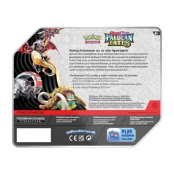Pokemon TCG Scarlet & Violet - Paldean Fates Tin - Iron Treads ex (NEW) - Image 3