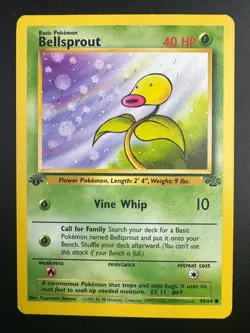 Bellsprout 49/64 Jungle 1st Edition Common Pokemon Card WOTC Vintage - Image 1