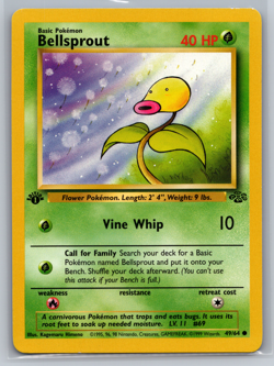 Pokemon MP Bellsprout 49/64 Common 1st Edition Jungle - Image 1