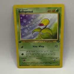 Bellsprout 49/64 Jungle 1st Edition Common Pokemon Card MP Tcg Collectible - Image 1