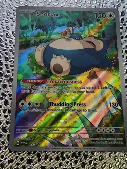 Pokemon Card Snorlax SVP EN 051 Scarlet & Violet 151 Promo Holo SVP051 A - Image 3