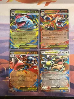 Pokemon TCG Mega Evolutions (4) Card Lot - 003/132, 022/132, 077/132, 104/132?? - Image 1
