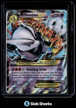2015 POKEMON XY BREAKTHROUGH #63/162 MEGA MEWTWO HOLO - Image 1
