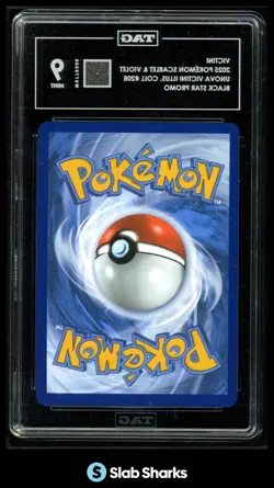 2025 POKEMON BLACK STAR PROMO SVP EN #208 VICTINI ILLUSTRATION COLLECTION TAG 9 - Image 2