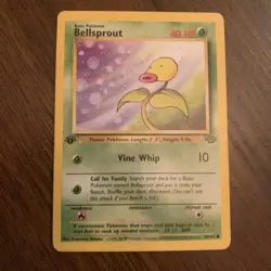 Pokemon TCG Bellsprout Jungle Card 49/64 Regular Common 1st Edition LP NM - Image 3