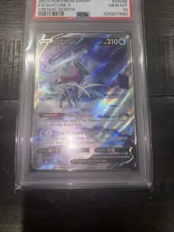 Pokemon Suicune v GG38/GG70 Crown Zenith: Galarian Gallery Holo PSA 10 - Image 3
