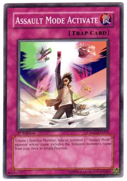 Yu-Gi-Oh! Assault Mode Activate CRMS-EN063 Crimson Crisis 1st edition NM - Image 1